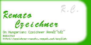 renato czeichner business card